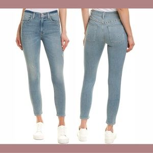 NWT $245 Hudson Jeans [ 32 ] Dangerous‎ Barbara Crop Super Skinny Jeans